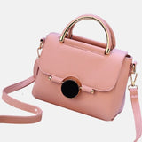 Mini sac de femme style tendance mode polyuréthane rose bordeaux grande bandoulière