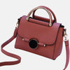    Mini sac de femme style tendance mode polyuréthane rouge bordeaux grande bandoulière